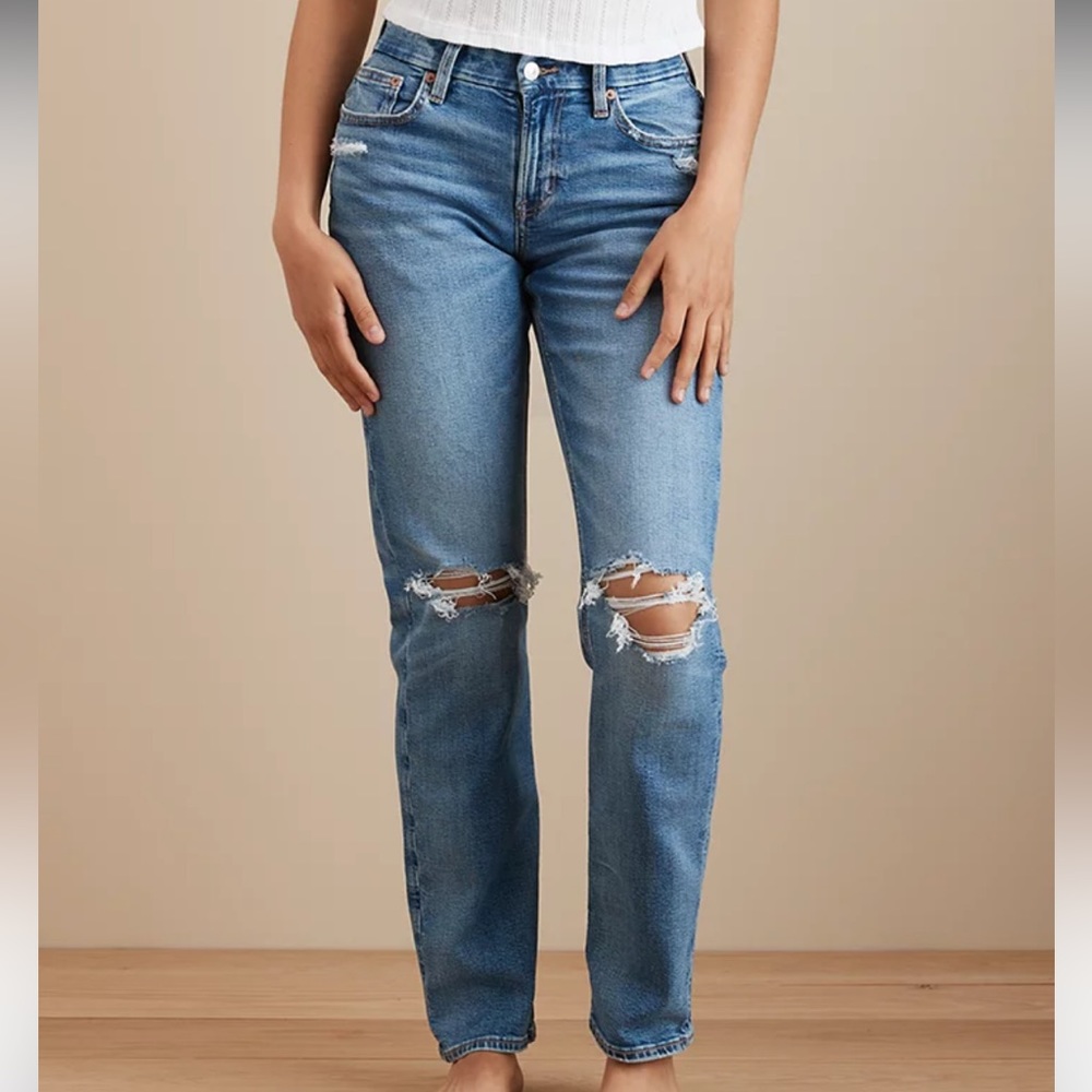American Eagle Curvy Straight jeans